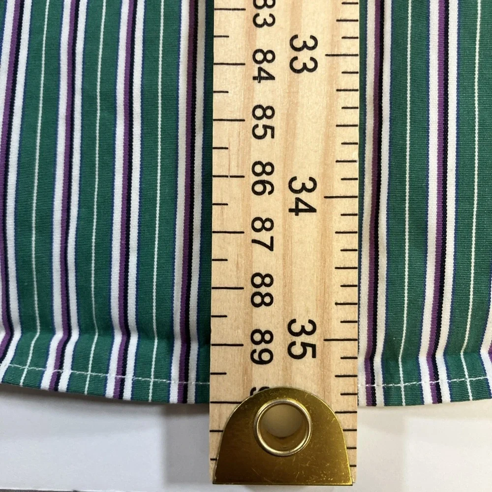 Polo Ralph Lauren Shirt Mens‎ 2XLT Green Purple Striped Button Down Classic Fit